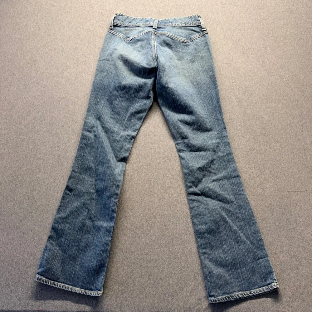 GAP Ultra Low Rise Stretch Jeans Womens 4 Medium Wash Bootcut Denim 218465